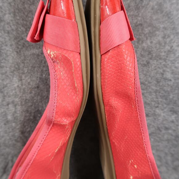 Alfani Shoes Womens 8 Ballet Dress Flats Bow Round Toe Slip On Skimmer Fashion - Picture 10 of 13